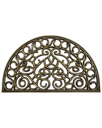 Masterweave Textile Trellis Half-Round Doormat