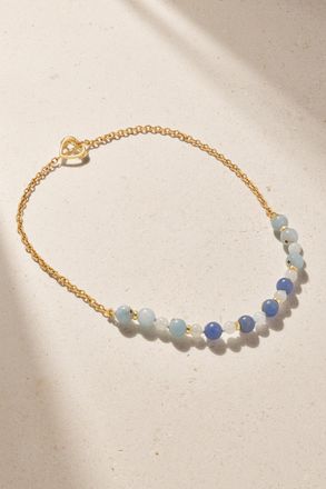 Mason and Books Collana In Oro 14 Carati Con Pietre Stepping Stones