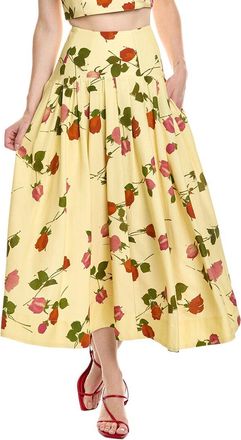 Nicholas Jordan Linen-Blend Skirt