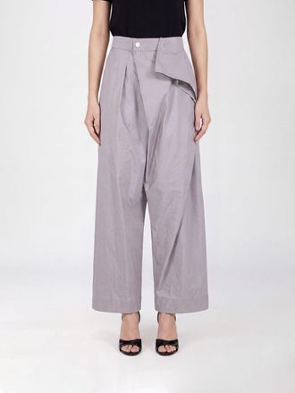 Issey Miyake Pantaloni palazzo Akimbo a vita alta con design asimmetrico