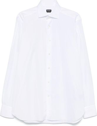 Ermenegildo Zegna Camicia in popeline - Bianco