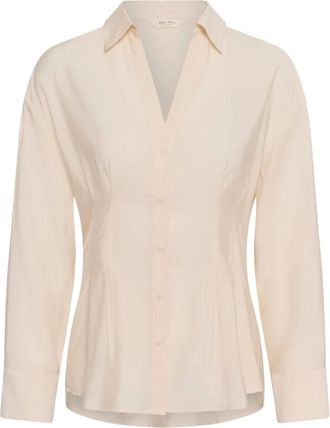 Part Two Collie Shirt - Dames - Overhemden - Beige - XL - Leer - Overhemden
