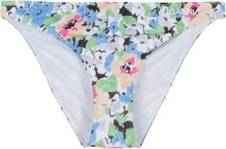 Ganni Floral Pattern Bikini Briefs-Donna