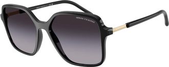 A|X Armani Exchange AX4163SF Asian Fit 81788G Womens Sunglasses Black Size 53