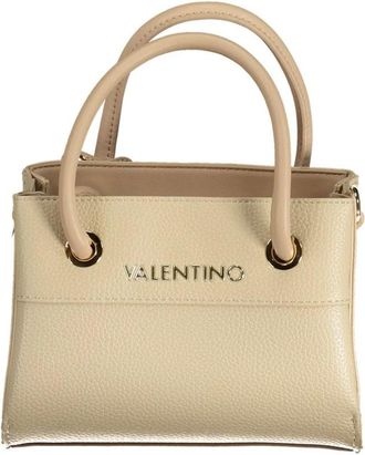 Mario Valentino Polyethyleen Handtas - Dames - Handtassen - Beige - ONE Size - Tassen