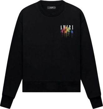 Amiri MA Drip Collage-logo zwart sweatshirt