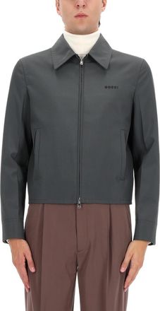 Gucci Dark Grey Zip-Up Jacket