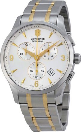 Victorinox by Swiss Army Swiss Army Mens Alliance Silver Dial Watch