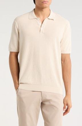 Robert Barakett Becker Polo Sweater in Swan at Nordstrom Rack, Size Xx-Large