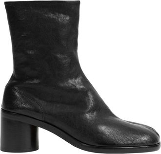 Maison Margiela Tabi Enkellaarsjes H60 - Heren - Laarzen met Hak - Zwart - 42 EU - Leer - Schoenen