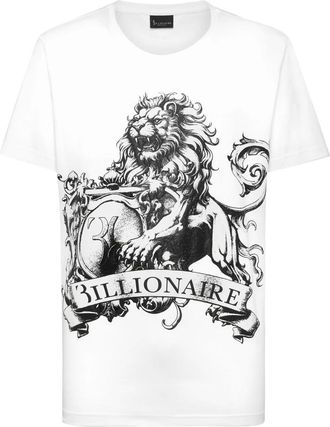 Billionaire Boys Club Tops, Heren, Wit, S, Katoen, T-shirt Ronde Hals SS