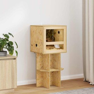 vidaXL vidaXL Terrario Marrone 40 x 40 x 90 cm OSB