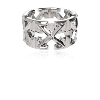 Off-white Anello in ottone - - Accessories - Uomo - Grigio - 60 MM