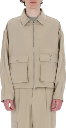 Maison Kitsun&eacute; Camouflage Light Cotton Canvas Jacket