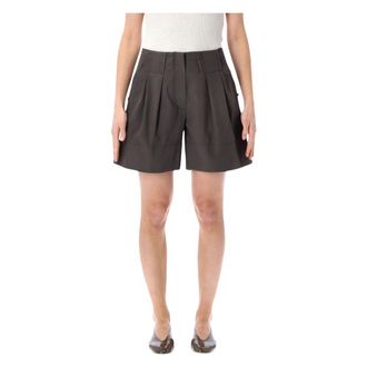 Low Classic Casual Shorts, female, Black, Size: S Turn-up Shorts