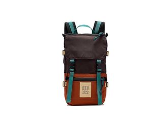Topo Designs Rover Pack Mini Backpack Bags Clay/Chocolate, Nylon