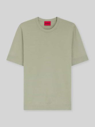 HUGO BOSS Slim Fit Pullover aus Feinstrick in Mint, Gr&ouml;&szlig;e XXL