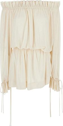 Saint Laurent Mujer, Vestidos, Beige, Talla: M