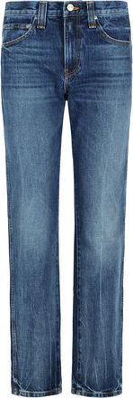 Khaite Farley Lykens blaue Baumwolljeans