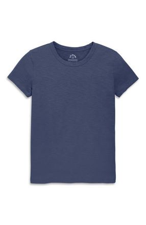primary Adult Classic Slub Crewneck Tee in Sunwashed Navy at Nordstrom, Size Xx-Large