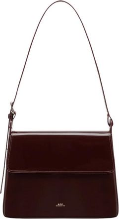 A.P.C. Virginie Flap Bag - Bags - Mujer - P&uacute;rpura - ONE SIZE