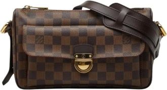 Louis Vuitton Pre-owned Cross Body Bags, female, Brown, Size: ONE SIZE Pre-owned Vintage Damier Shoulder Bag