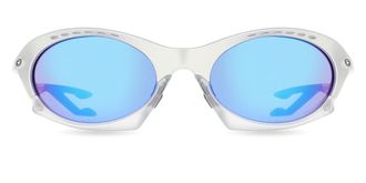 Oakley OO9437 PLANTARIS 943713 Mens Sunglasses Silver Size 63