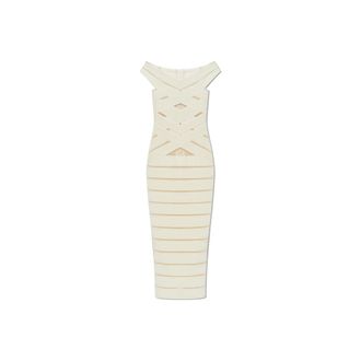 Balmain Mujer, Vestidos, Beige, Talla: M