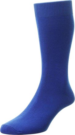 Hj Hall HJ48 Bright Colours Classic Cotton Socks/UK 6-11 and UK 11-13 (UK 6-11 Eur 39-44, Bright Royal)