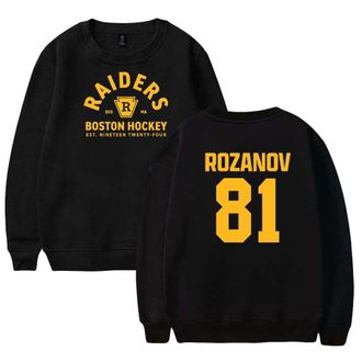 Generic Heated Rivalry Rozanov 81 Merch Sweatshirt Unisex Casual Crewneck Long Sleeve Pullover Clothes (3XL,Black)