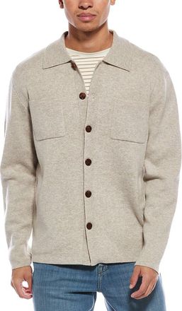 Brodie Classic Wool & Cashmere-Blend Sweater Shirt