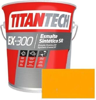 Titan Esmalte S/r Ex300 Amar/mopu Ral 1003 4l Titantech, El Esmalte S/r Ex300 Amarillo Mopu 531 Es Un Esmalte Sint&eacute;tico Industrial Con Secado R&aacute;pido. Una Bu