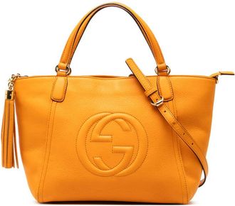 Gucci Pre-owned Gucci Small Calfskin Soho Cellarius Satchel Ladies H81SPGQMGGNT59U4