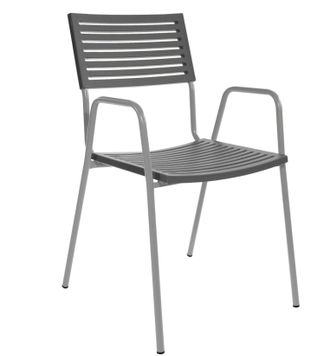 Schubiger M&ouml;bel Gartenstuhl Bodensee Lamello mit Armlehne