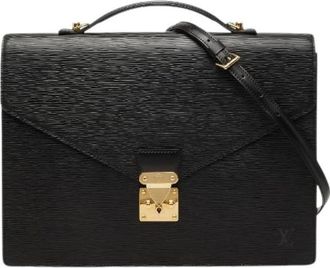 Louis Vuitton Pre-owned Epi Briefcase - Heren - Vintage Handtas - Zwart - ONE Size - Leer - Vintage
