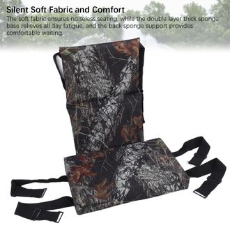OEM Asiento De Repuesto Para Puesto De Tiro: Coj&iacute;n Ajustable Y Plegable De Tela Oxford 600d Para Camping (estilo Camuflaje, 1 Pieza)
