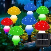 OEM Luces Solares Para Jard&iacute;n, 8 Luces Solares Tipo Seta, Resistentes Al Agua Ip65, 8 Modos, Luces Solares Decorativas Para Jard&iacute;n, C&eacute;sped, Patio, Valla, 