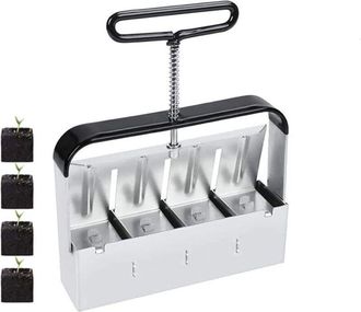 OEM Herramienta Bloqueadora De Suelo Manual - Herramienta Bloqueadora De Suelo De 2 Pulgadas Para Jard&iacute;n Con Mango Antideslizante, Prensa De Suelo Para Pl