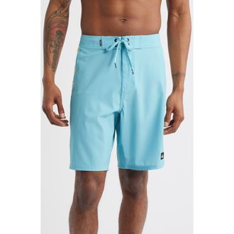 Quiksilver Surfsilk Arch 19 Board Shorts in Aqua Blue at Nordstrom Rack, Size 34