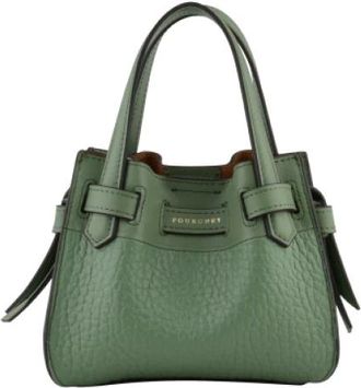 Pourchet Dames, Tassen, Groen, Maat: ONE Size Zijde