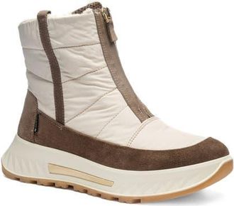 Ara Slate Gore-Tex Waterproof Bootie in Sesame/Cream/Cashmere at Nordstrom, Size 11.5