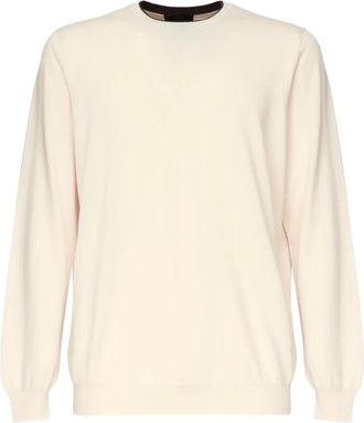 Fay Maglione con scollo rotondo - Toni neutri