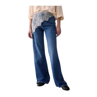 Liu Jo Dames, Jeans, Blauw, Maat: W27