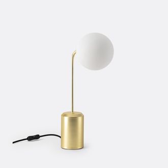 La Redoute Interieurs Tafellamp in opaline glas, Moricio