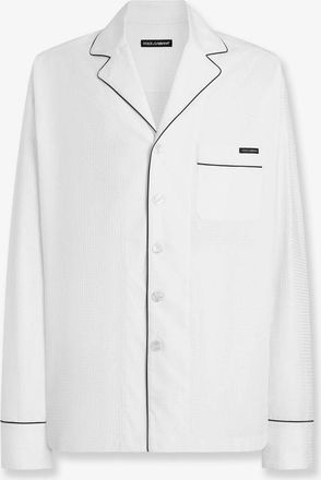Dolce & Gabbana Camicia Pigiama Vanity in cotone armaturato - DOLCE & GABBANA - gender_Man