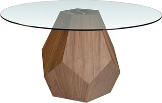 Angel Cerdá Mesa comedor redonda nogal