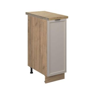 Vicco Armario De Farmacia Fame-line, Grisbeige, 30 Cm, Et Roble, Vicco