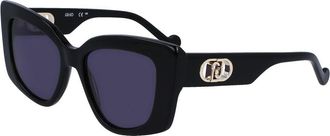 Liu Jo Black Acetate Womens Sunglasses