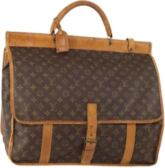 Louis Vuitton Pre-owned Vintage Handbag - Dames - Vintage Handtas - Bruin - ONE Size - Leer - Vintage
