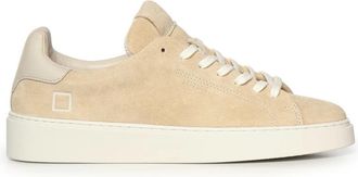 D.A.T.E. Levante Suede Sneakers - Heren - Sneakers - Beige - 40 EU - Katoen - Schoenen